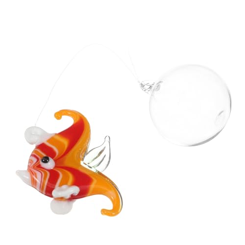 Yardwe Aquarium Schwimmende Glasfische Künstliche Bewegliche Fischtank Lebensechte Glasfischtank-verzierung Yardwe Aquarium Schwimmende Glasfische Künstliche Bewegliche Fischtank Lebensechte Glasfischtank-verzierung von Yardwe