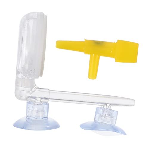 Yardwe Aquarium Luftstein Diffuser Effektiver Sauerstoffbubbler für Fischtanks Hydroponik mit Doppelt Saugnäpfen Langlebig für Hohe Löslichkeit Geeignet von Yardwe