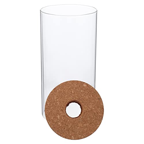 Yardwe Hochborosilicatglas Mikro-landschaftsflasche Zylindrisches Deko-Glas Für Mooslandschaften Mit Deckel Transparent Vielseitig Einsetzbar Für Jeden Yardwe Hochborosilicatglas Mikro-landschaftsflasche Zylindrisches Deko-Glas Für Mooslandschaften Mit Deckel Transparent Vielseitig Einsetzbar Für Jeden von Yardwe