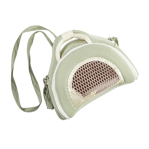 Yardwe Atmungsaktive Ausbruchssichere Haustier-Tragetasche für Kleine Tiere Tragbare Umhängetasche für Hamster Ratten Sugar Glider Sicherer Outdoor-transportbeutel in Grün Yardwe Atmungsaktive Ausbruchssichere Haustier-Tragetasche für Kleine Tiere Tragbare Umhängetasche für Hamster Ratten Sugar Glider Sicherer Outdoor-transportbeutel in Grün von Yardwe