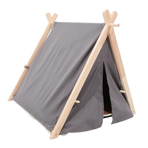 Yardwe Atmungsaktives Katzenzelt mit Abnehmbarem Kühlkissen Robustes Indoor haustierzelt Einfacher Stil für Sommer und Ganzjährige Nutzung Komfortabler Schlafplatz für Katzen und Kleine Yardwe Atmungsaktives Katzenzelt mit Abnehmbarem Kühlkissen Robustes Indoor haustierzelt Einfacher Stil für Sommer und Ganzjährige Nutzung Komfortabler Schlafplatz für Katzen und Kleine von Yardwe