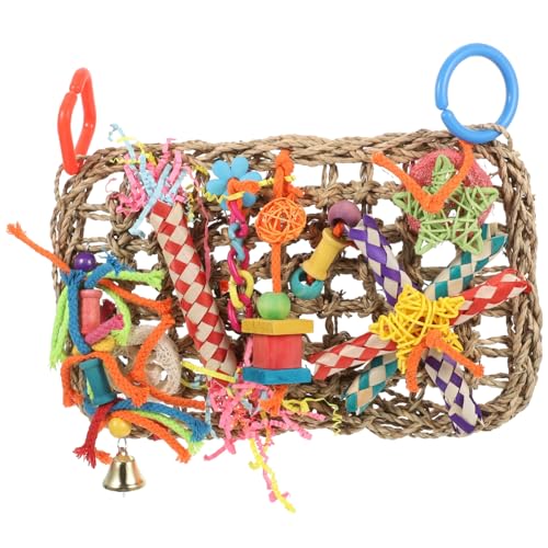 Yardwe Vogelkäfig Hängendes Ornament Papagei Spielzeug Futtersuche Spielzeug für Papageien Große Vogel Kauspielzeug Yardwe Vogelkäfig Hängendes Ornament Papagei Spielzeug Futtersuche Spielzeug für Papageien Große Vogel Kauspielzeug von Yardwe