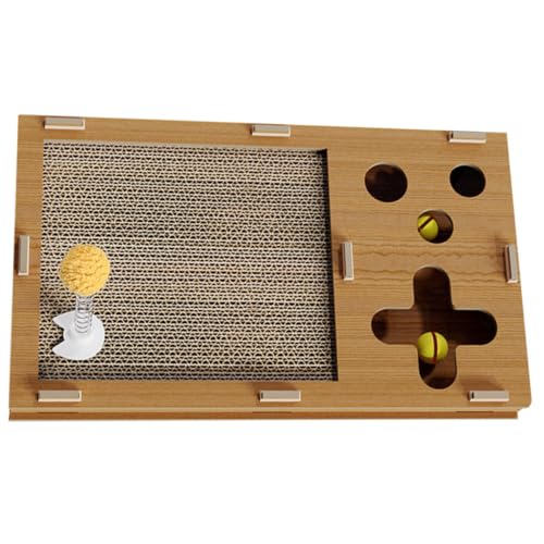 Yardwe Katzenkratzbrett Katzenkratzspielzeug Kratzbrett Kätzchen Interessantes Kratzbrett Yardwe Katzenkratzbrett Katzenkratzspielzeug Kratzbrett Kätzchen Interessantes Kratzbrett von Yardwe