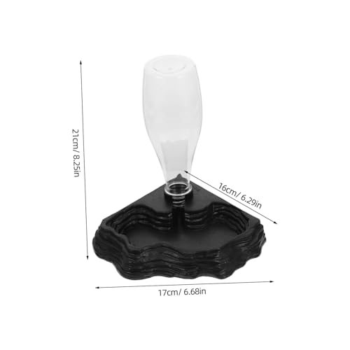 Yardwe Automatischer Reptilien wasserspender aus Langlebigem Abs Rutschfester Stehender Wassernapf für Kleine Schildkröten und Echsen Praktisch und Kippsicher als Terrarien wasserschale Yardwe Automatischer Reptilien wasserspender aus Langlebigem Abs Rutschfester Stehender Wassernapf für Kleine Schildkröten und Echsen Praktisch und Kippsicher als Terrarien wasserschale von Yardwe