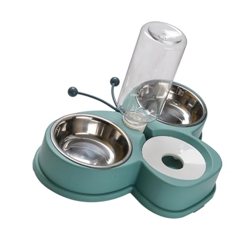 Yardwe Automatischer Trinkwasserfuttermittel Automatischer Wasserspender Für Hunde Füttern Praktischer Katzenfutterspender Welpe Katzenzubehör Fütterung Green Das Haustier von Yardwe