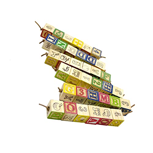 Yardwe Beißspielzeug Für Papageien Vogelseil Zubehör Sittich Vogelspielzeug Papageienspielzeug Vogel Papageien Kauspielzeug Für Papageien Kaublock Bambus Yardwe Beißspielzeug Für Papageien Vogelseil Zubehör Sittich Vogelspielzeug Papageienspielzeug Vogel Papageien Kauspielzeug Für Papageien Kaublock Bambus von Yardwe
