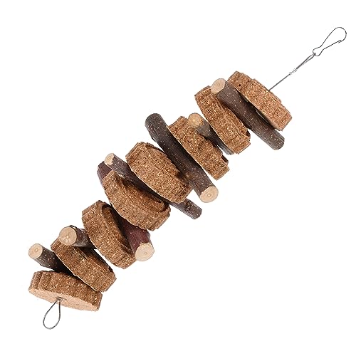 Yardwe Heimtierbedarf Backenzahn-Set Natürliches Hasenspielzeug Hasen-backenzahn-Spielzeug Gesunder Snack Für Kleintiere von Yardwe