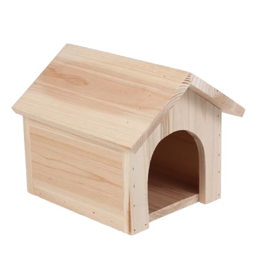 Yardwe Chinchilla Squirrel Triangle Wooden House Widerstandsfähiges Holz-Nest Für Kleintiere Für Chinchillas Hamster Und Andere Nager Pflegeleicht Und Langlebig von Yardwe
