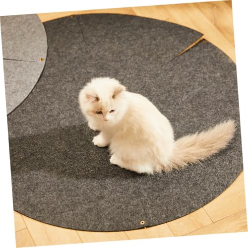 Yardwe Blumenblatt Katzenhaus aus Filz Dunkelgrau Langlebiges Katzennest für Jahreszeiten Kuscheliger Schlafplatz für Katzen und Haustiere Pflegeleicht und Einsetzbar Yardwe Blumenblatt Katzenhaus aus Filz Dunkelgrau Langlebiges Katzennest für Jahreszeiten Kuscheliger Schlafplatz für Katzen und Haustiere Pflegeleicht und Einsetzbar von Yardwe