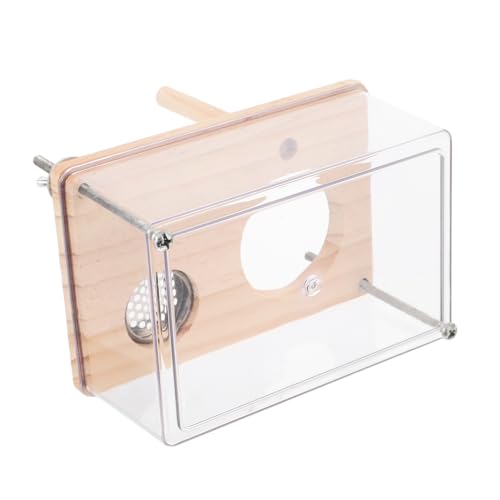 Yardwe Box Papagei Zuchtbox Vogelkäfige Vogelhaus Für Käfig Vögel Zubehör Hängendes Vogelhaus Sittichnest Für Käfig Papagei Zuchtnest Sittichkäfig Taubenhaus Vogelnest Holz Yardwe Box Papagei Zuchtbox Vogelkäfige Vogelhaus Für Käfig Vögel Zubehör Hängendes Vogelhaus Sittichnest Für Käfig Papagei Zuchtnest Sittichkäfig Taubenhaus Vogelnest Holz von Yardwe