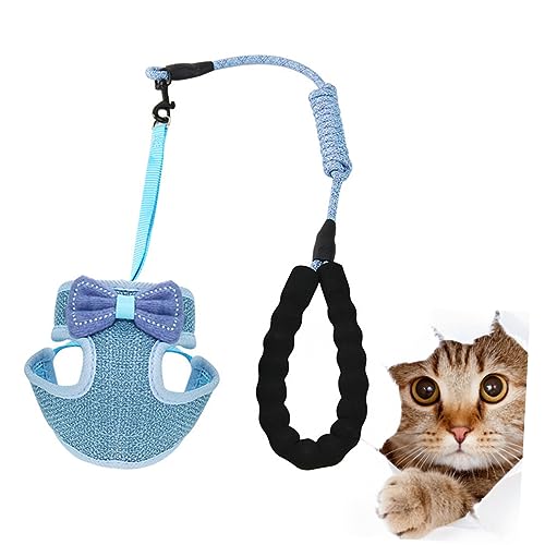 Yardwe Brustgurt Für Katzen Mit Schleife Weste Aus Leicht Zu Verwendenden Materialien Für Katzen Von 2 5–10 Kg. von Yardwe