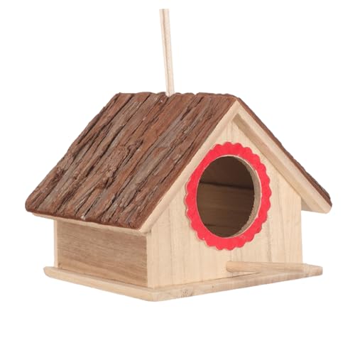 Yardwe Stabiler Vogelnistkasten Aus Holz Vogelhäuschen Zum Aufhängen Im Freien Glatt für Vögel Yardwe Stabiler Vogelnistkasten Aus Holz Vogelhäuschen Zum Aufhängen Im Freien Glatt für Vögel von Yardwe