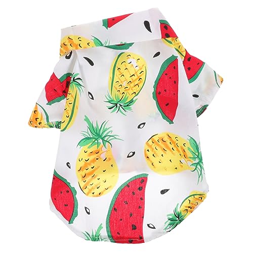 Yardwe Dekoratives Sommer Hundeshirt aus Komfortable Atmungsaktive UV Schutz Kleidung für Kleine und Mittelgroße Haustiere für Reisen und Fotoshootings von Yardwe