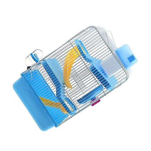 Yardwe Hamsterkäfig Aus Kunststoff Haustierkäfig Chinchillakäfig Mehrschichtig Mit Laufrad Und Wasserkanne Für Kleine Haustiere Langlebig Und Sicher von Yardwe