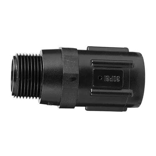 Yardwe Druckminderer Tropfbewässerung, 30 Psi Druckregler Für Bewässerungssysteme, Kunststoff, Schwarz, Einfache Installation Für Garten, Park, Bauernhof Yardwe Druckminderer Tropfbewässerung, 30 Psi Druckregler Für Bewässerungssysteme, Kunststoff, Schwarz, Einfache Installation Für Garten, Park, Bauernhof von Yardwe