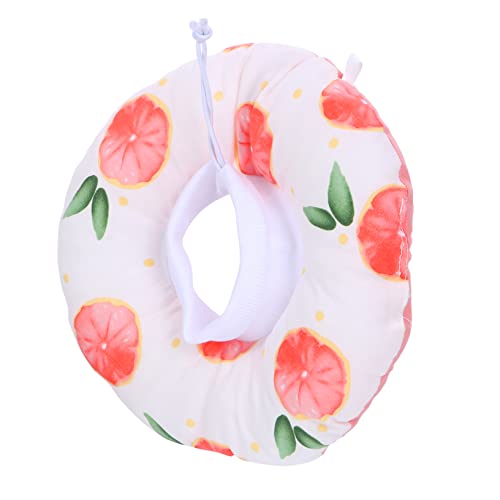 Yardwe Elisabeth Kreis Kaninchen-Wandaufkleber Blumenbrosche Bürstenkragen Elizabethan Collar Cat Collar Halskegel zur Erholung von Kätzchen Haustier-Erholungskegel Baumwolle von Yardwe