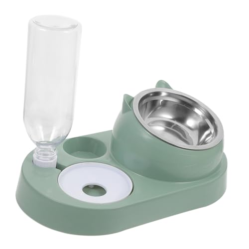 Yardwe Futterstation Für Haustiere – Automatischer Wasserspender Für Hunde Und Katzen – Doppelnapf – Einfach Zu Befüllen – Perfekt Für Zuhause Und Die Tierhandlung von Yardwe