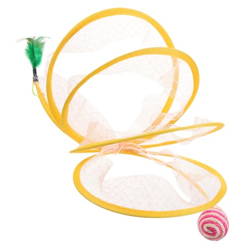 Yardwe Interessantes Katzenspielzeug Faltbarer Förmiger Katzentunnel Mit Lustigem Kicking-Design Für Katzen Und Kätzchen Fördert Bewegung Und Spielspaß Yardwe Interessantes Katzenspielzeug Faltbarer Förmiger Katzentunnel Mit Lustigem Kicking-Design Für Katzen Und Kätzchen Fördert Bewegung Und Spielspaß von Yardwe