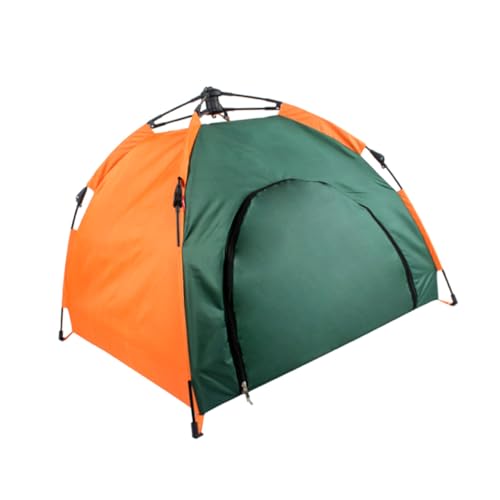 Yardwe Faltbares Regensicheres Outdoor Haustierzelt für Kleine Hunde und Katzen Tragbares Polyester Zelt mit Stabilem Aufbau UV Schutz Leicht zu Reinigen für Camping und Ausflüge von Yardwe