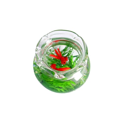 Yardwe Fischschüssel Dekoration Realistisches Mini Aquarium Zubehör Für Mini Hausdekor Mit Roter Goldfischfigur Yardwe Fischschüssel Dekoration Realistisches Mini Aquarium Zubehör Für Mini Hausdekor Mit Roter Goldfischfigur von Yardwe