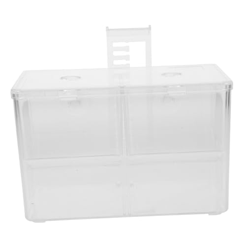 Yardwe Fischzuchtbox für Aquarien Hängende Inkubator Trennwand für Garnelen und Jungfische Sicheres Material Leicht zu Reinigen Schützt vor Angriffen Großer Fische von Yardwe