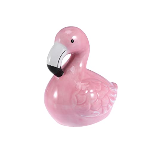 Yardwe Keramik Haus Für Hamster Flamingo Design Kühlnest Schlafnest Haustier Zubehör Mit Langlebigem Material Für Kleine Tiere von Yardwe