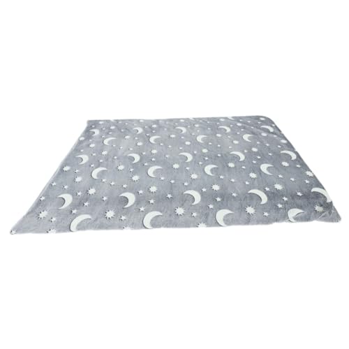 Yardwe Flauschige Haustier Wärmematte Für Katzen Und Kleine Kuscheliges Flanell Schlafpad Für Winter Und Gemütlich Waschbar Mit Nachtleuchteffekt von Yardwe