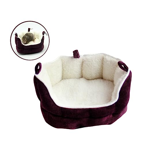 Yardwe Frettchen Bett Rennmaus Bettwäsche Hamsterhaus Kaninchen behandelt Meerschweinchen-Pipimatten waschbar Futter für Meerschweinchenkäfige Frettchen kleines haustiersofa rot Yardwe Frettchen Bett Rennmaus Bettwäsche Hamsterhaus Kaninchen behandelt Meerschweinchen-Pipimatten waschbar Futter für Meerschweinchenkäfige Frettchen kleines haustiersofa rot von Yardwe