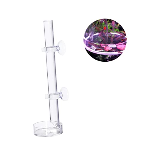 Yardwe Futterautomat Für Garnelen Korallenfutter Futterschale Für Garnelen Garnelenbecken Fisch Futterspender Füttern Aquarium -fütterungsrohr Groß Wasser- Transparent von Yardwe