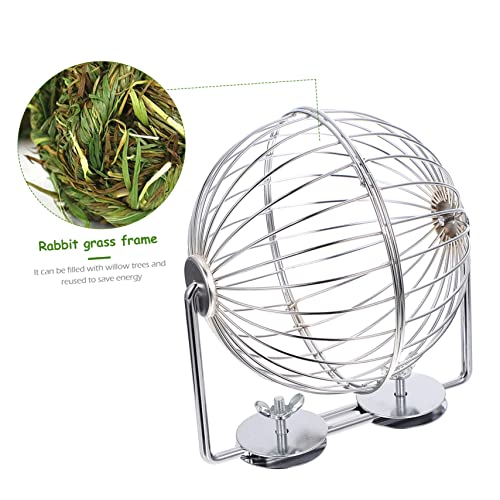 Yardwe Futterball für Kaninchen Meerschweinchen Chinchilla Hängender Futterspender mit Glatter Oberfläche Langlebig und Hygienisch für Bessere Fressgewohnheiten Yardwe Futterball für Kaninchen Meerschweinchen Chinchilla Hängender Futterspender mit Glatter Oberfläche Langlebig und Hygienisch für Bessere Fressgewohnheiten von Yardwe