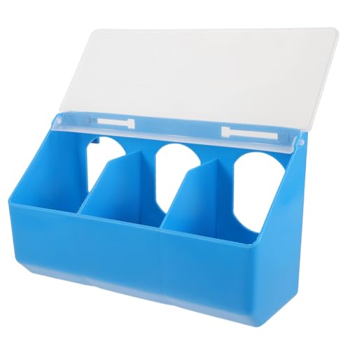 Yardwe Futterkiste tränkebecken wasserbecken Vogelhängefutterspender Futterspender für Taubenkäfige Taubenfutter Taubenversorgung Vogelfutterhäuschen für das Außenhängen Plastik Sky-Blue Yardwe Futterkiste tränkebecken wasserbecken Vogelhängefutterspender Futterspender für Taubenkäfige Taubenfutter Taubenversorgung Vogelfutterhäuschen für das Außenhängen Plastik Sky-Blue von Yardwe