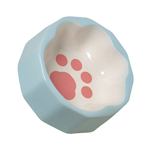 Yardwe Futternapf für Hunde Geneigter Rand Keramik Wassernapf für Haustiere Katzen- und Hundefutter Bequemes Größe Yardwe Futternapf für Hunde Geneigter Rand Keramik Wassernapf für Haustiere Katzen- und Hundefutter Bequemes Größe von Yardwe
