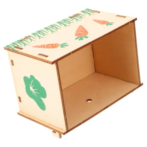 Yardwe Kuschelhalter für Meerschweinchen Aus Holz Verschleißfest Futterspender für Den Täglichen Gebrauch für Haustiere Yardwe Kuschelhalter für Meerschweinchen Aus Holz Verschleißfest Futterspender für Den Täglichen Gebrauch für Haustiere von Yardwe