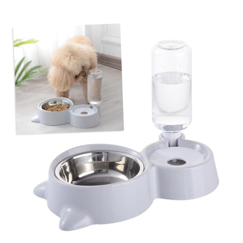 Yardwe Futternapf-Set Für Haustiere 2-in-1 Futter- Und Wassernapf Für Haustiere Melamin Grau Yardwe Futternapf-Set Für Haustiere 2-in-1 Futter- Und Wassernapf Für Haustiere Melamin Grau von Yardwe
