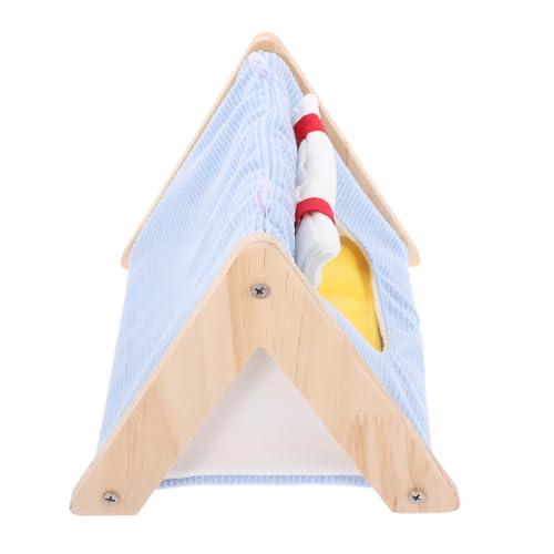 Yardwe Gemütliches Hamster Zelt mit Hängematte Wärmendes Schlafnest für Hamster Kaninchen und Frettchen für Winter und Einfache Yardwe Gemütliches Hamster Zelt mit Hängematte Wärmendes Schlafnest für Hamster Kaninchen und Frettchen für Winter und Einfache von Yardwe
