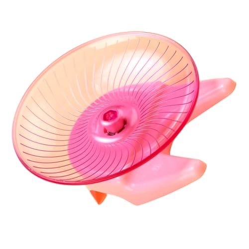 Yardwe Geräuschloses Laufspielzeug mit Stabilem Stand Fitness Saucer für Hamster Zwerghamster Igel für Innenhaltung von Yardwe