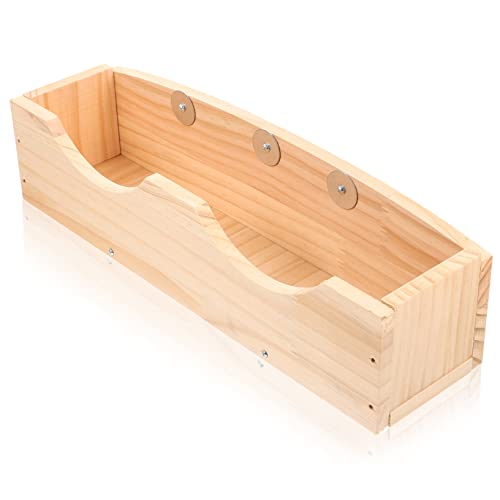 Yardwe Grasständer-Futternapf Heufütterung Hamster Hase Chinchilla Heu Kaninchen -Heu -Feeder Häschen-Futterspender für den Käfig kleine heuraufe für Haustiere hölzern Yardwe Grasständer-Futternapf Heufütterung Hamster Hase Chinchilla Heu Kaninchen -Heu -Feeder Häschen-Futterspender für den Käfig kleine heuraufe für Haustiere hölzern von Yardwe