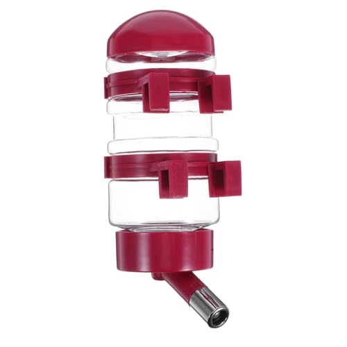 Yardwe Automatischer Wasserspender Für Hunde Und Katzen Hängende Wasserflasche Mit Edelstahl-düse Auslaufsicher Platzsparend Für Tägliche Hydration Von Haustieren von Yardwe