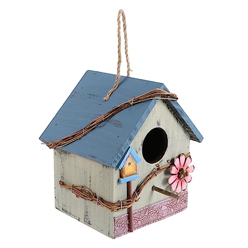 Yardwe Hängende Vogelhäuschen-futterstation Garten-vogelnest Terrassendekor Wildvogel-futterstation Für Das Papageienhaus Im Außenbereich Yardwe Hängende Vogelhäuschen-futterstation Garten-vogelnest Terrassendekor Wildvogel-futterstation Für Das Papageienhaus Im Außenbereich von Yardwe