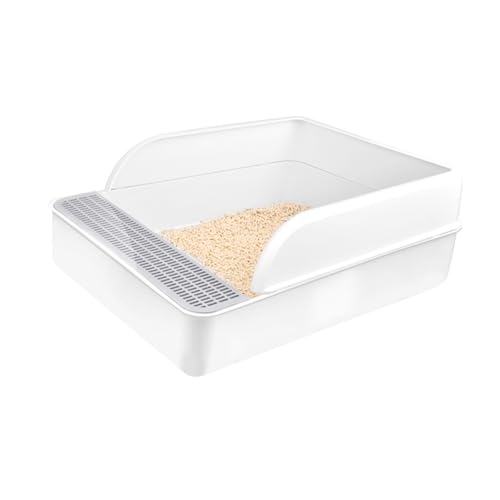 Yardwe Halbgeschlossene Katzentoilette Mit Spritzwassergeschütztem Design Zu Reinigen Material Für Katzenbedarf Katzenklo Für Drinnen Yardwe Halbgeschlossene Katzentoilette Mit Spritzwassergeschütztem Design Zu Reinigen Material Für Katzenbedarf Katzenklo Für Drinnen von Yardwe