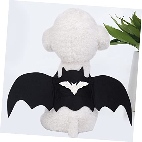 Yardwe Halloween Kostüm Hunde Fledermausflügel Hundekleidung S Langlebiges Pet Costume für Outdoor Party Fotoshooting für Kleine Hunde von Yardwe