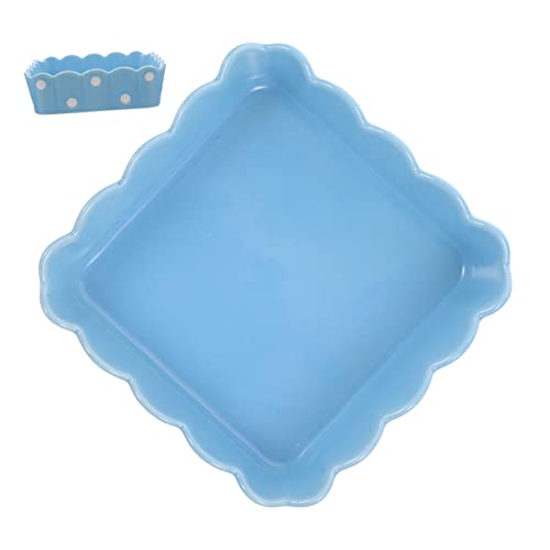 Yardwe Hamster Futternapf Keramikschüssel für Kleine Haustiere rutschfeste Futter und Wasserschüssel für Hamster Meerschweinchen und Andere Kleintiere zu Reinigen und Platzsparend von Yardwe