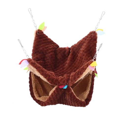 Yardwe Meerschweinchen-hängematte Mit Warmem Futter Klein- Und Spielspielzeug Chinchilla Hamster Ratten-Accessoire von Yardwe