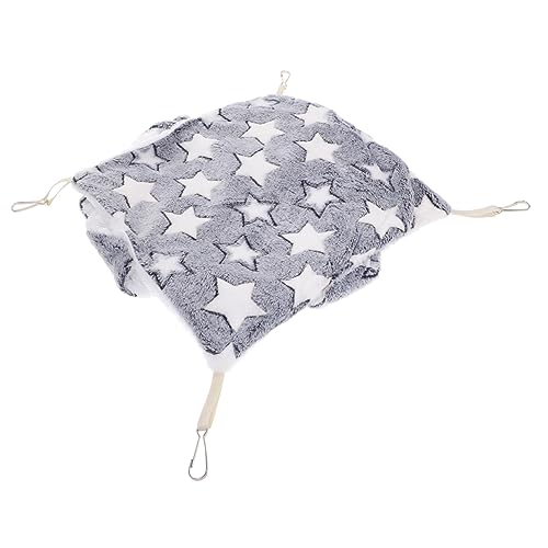 Yardwe Ferret Hammock Für Kleine Tiere Bequeme Hängematte Für Hamster Chinchillas Und Ratten Dreilagiges Design Für Käfige Graue Schlafgelegenheit Yardwe Ferret Hammock Für Kleine Tiere Bequeme Hängematte Für Hamster Chinchillas Und Ratten Dreilagiges Design Für Käfige Graue Schlafgelegenheit von Yardwe