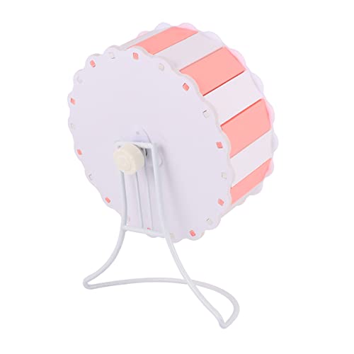 Yardwe Hamster Halterung Laufrad Hamster hamsterspielzeug Quiet Hamster Wheel Hamster Running Wheel Hamster Running Toy Hamster Toy Haustier Hamster Laufrad WPC Rosa von Yardwe