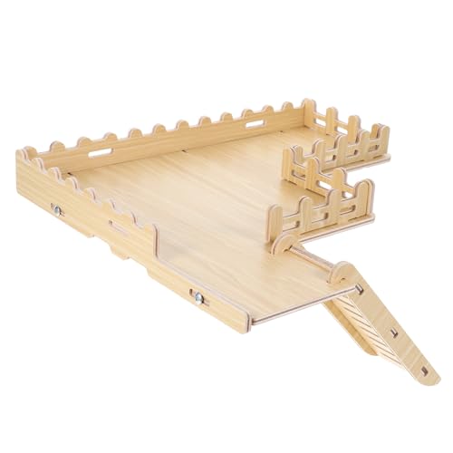 Yardwe Hamster Holzplattform mit Leiter und Zaun Kletterspielzeug für Zwerghamster und Kleine Haustiere Sichere und Interaktive Aktivitätsplattform für Hamsterkäfige Yardwe Hamster Holzplattform mit Leiter und Zaun Kletterspielzeug für Zwerghamster und Kleine Haustiere Sichere und Interaktive Aktivitätsplattform für Hamsterkäfige von Yardwe