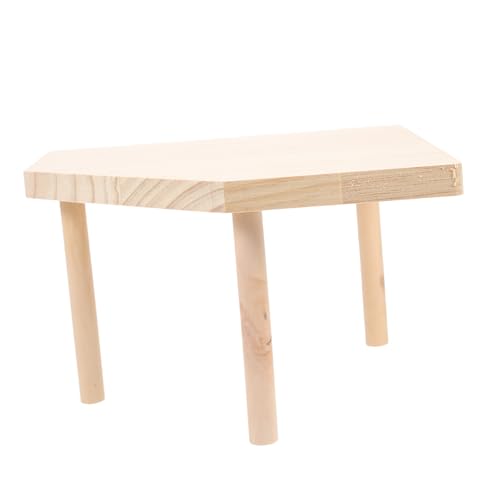 Yardwe Hamster Käfigpartition Haustier Stand Plattformen für Hamster klein Käfigholzplattformen Hamster-Plattform-Spielplatz Hamsterplattform Hamsterregal von Yardwe