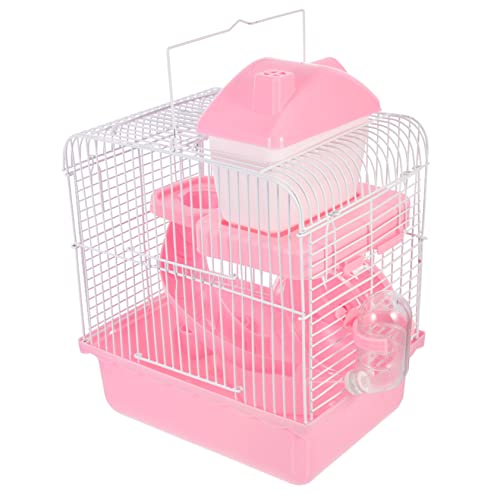 Yardwe Hamster Villa Zweistöckiges Versteck Für Kleine Haustiere Für Hamster Ratten Und Meerschweinchen Aus Hochwertigem Geruchlosem Material Fördert Spiel Klettern Und Erholung von Yardwe
