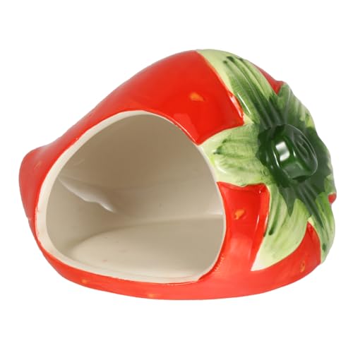 Yardwe Hamster-keramiknest Kühlendes Schlafhaus Bezauberndes Design Leichtes Vielseitig Verwendbares Haustierbett-Spielzeug Yardwe Hamster-keramiknest Kühlendes Schlafhaus Bezauberndes Design Leichtes Vielseitig Verwendbares Haustierbett-Spielzeug von Yardwe