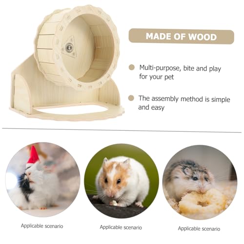 Yardwe Hamster Laufrad Leises Laufspielzeug mit Stabilem Ständer Geräuscharmes Kleintier Rad für Hamster Eichhörnchen Igel Interaktives Nager für Bewegung und Stressabbau Yardwe Hamster Laufrad Leises Laufspielzeug mit Stabilem Ständer Geräuscharmes Kleintier Rad für Hamster Eichhörnchen Igel Interaktives Nager für Bewegung und Stressabbau von Yardwe
